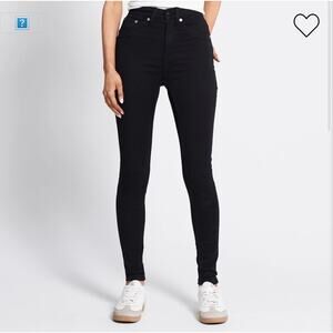 Lager 157 Black Snake Print High Waist Skinny Jeans Womens Medium Goth Euro M